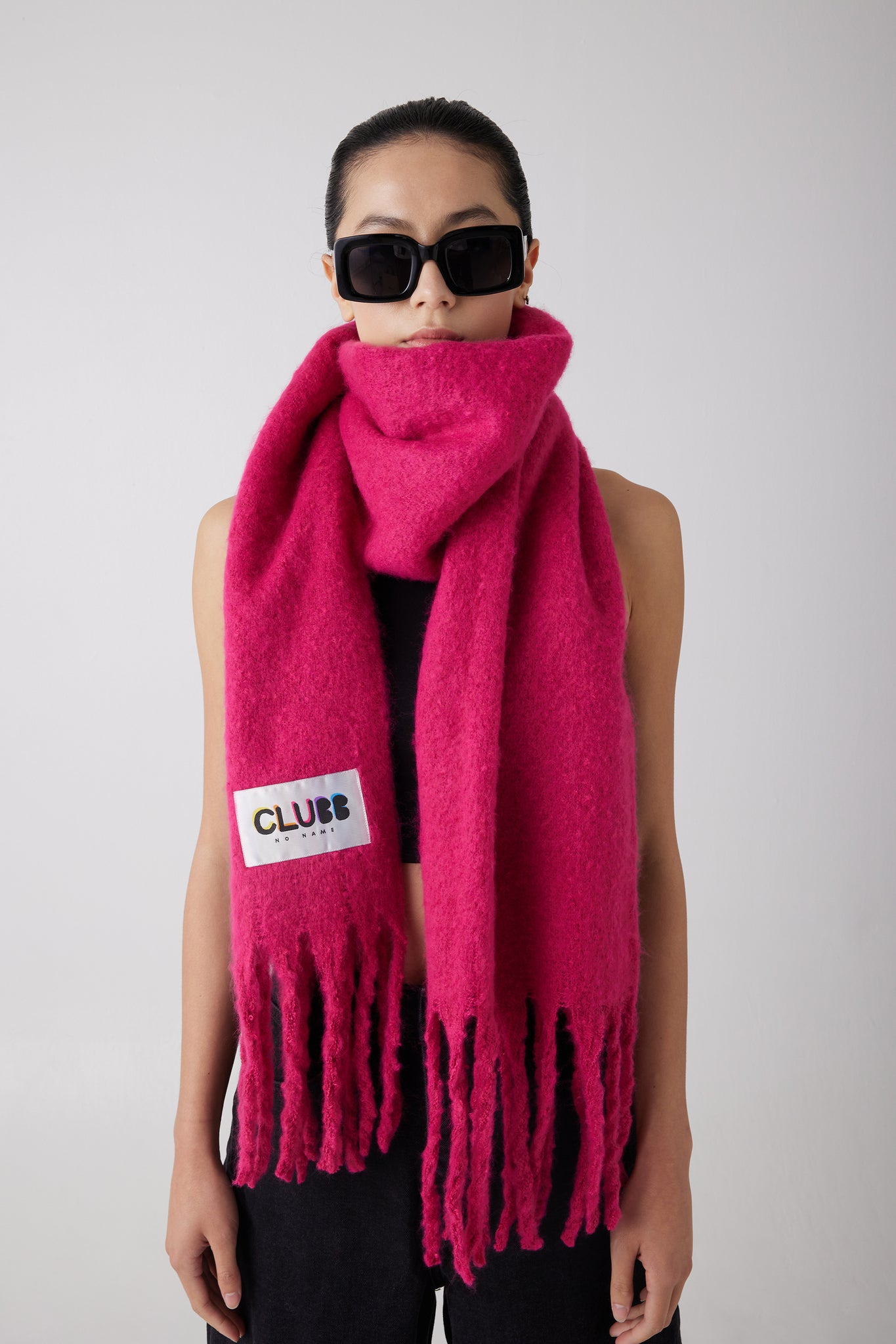 OVERSIZED SCARF PINK