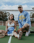 Open to Possibilities Reversible Sweater - Blue Haze
