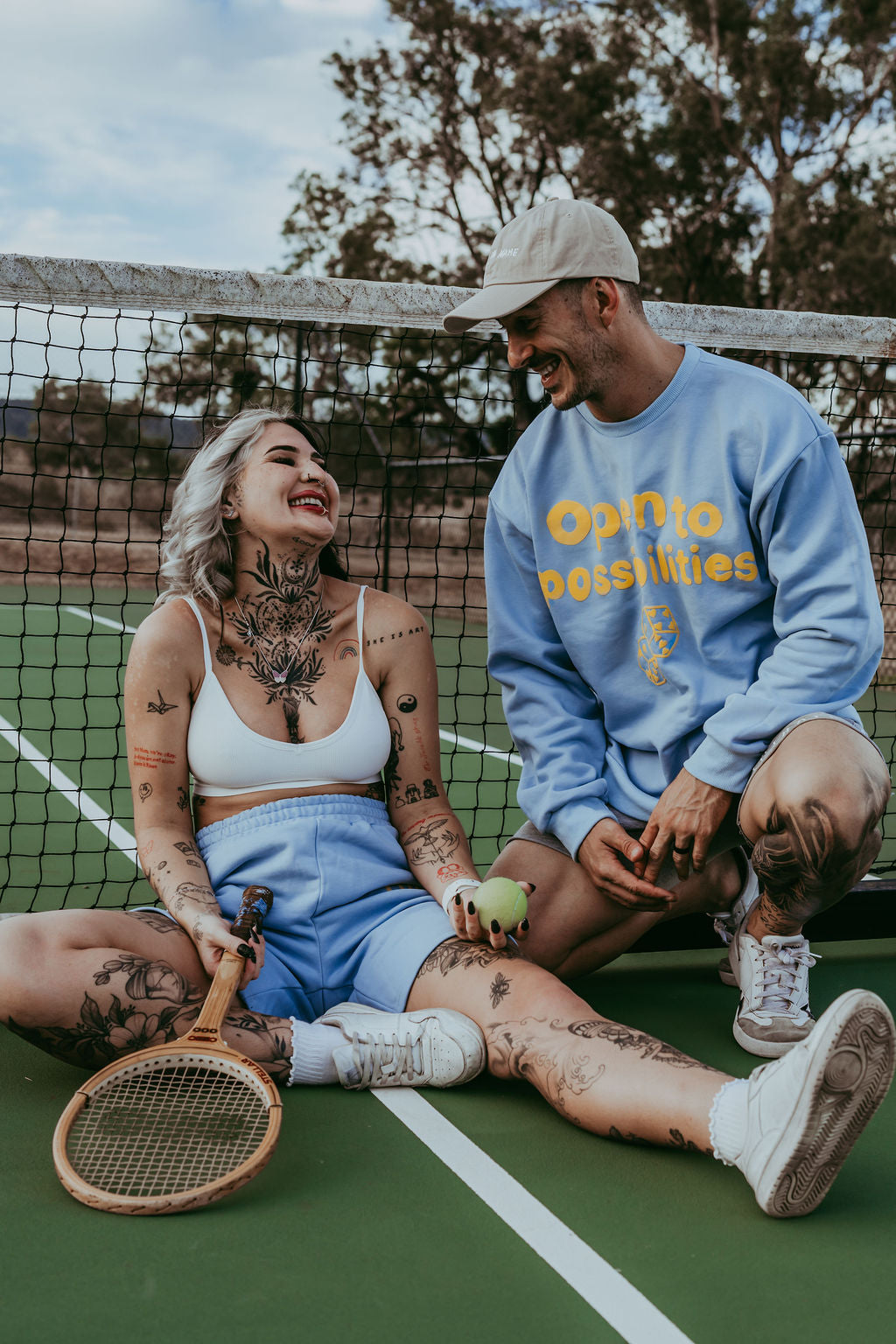 Open to Possibilities Reversible Sweater - Blue Haze