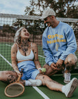 Open to Possibilities Reversible Sweater - Blue Haze