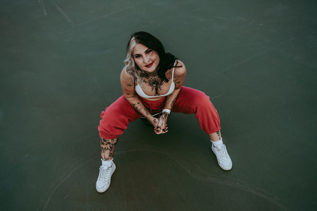 Track Pants - Berry