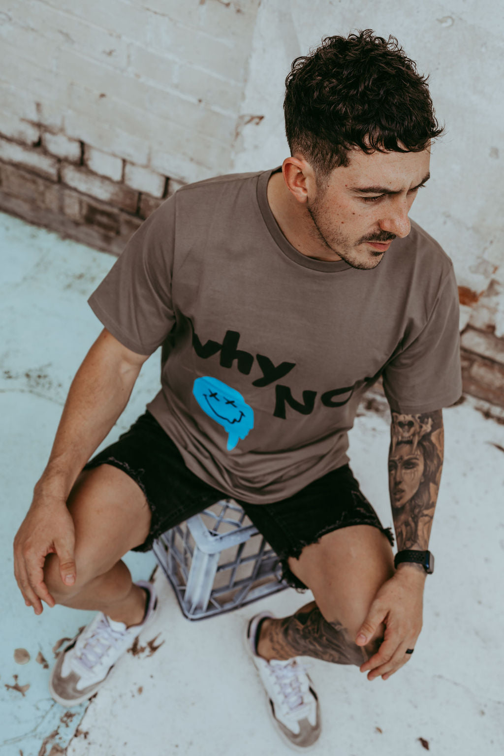Why Not Tee Shirt - Granite