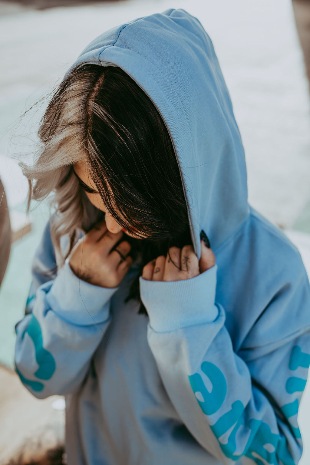 Field of Mars Hoodie - Blue Haze