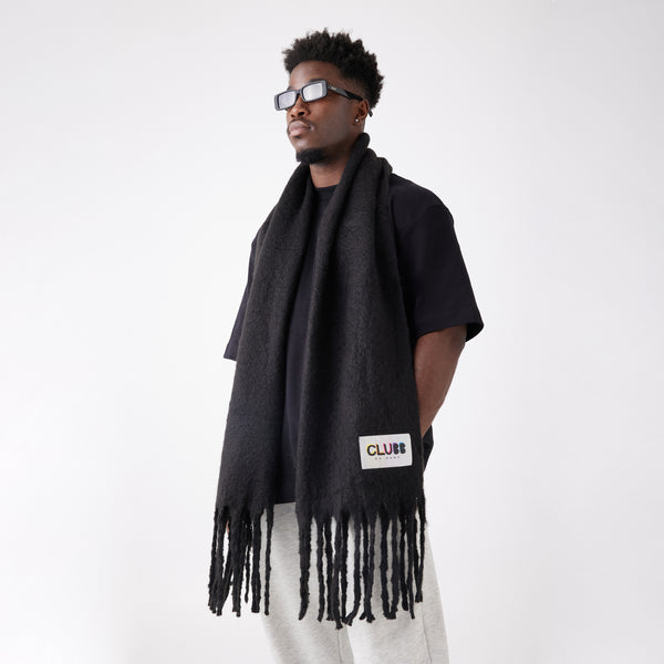 OVERSIZED SCARF BLACK