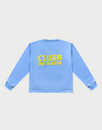 Open to Possibilities Reversible Sweater - Blue Haze